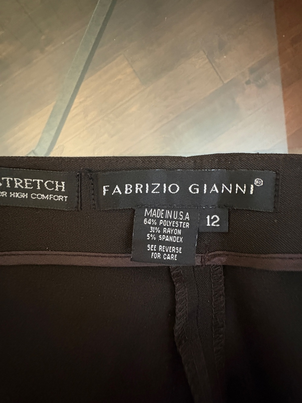 Women’s  Black Stretch Pants - Size 12